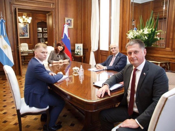 Reunión clave entre Cristina y el embajador&nbsp;ruso