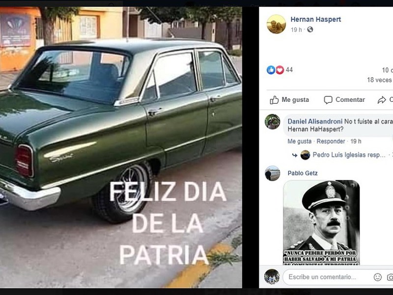 Prendió en Mendoza el agite de la cordobesa de los «Falcon&nbsp;verdes»