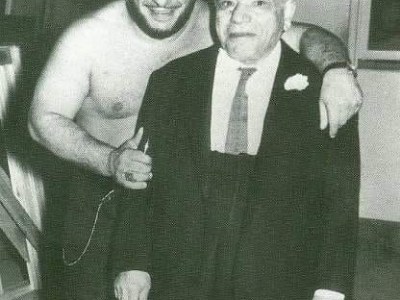 La hija de Karadagián, su padre Martín y el abuelo Don&nbsp;Hamparzún