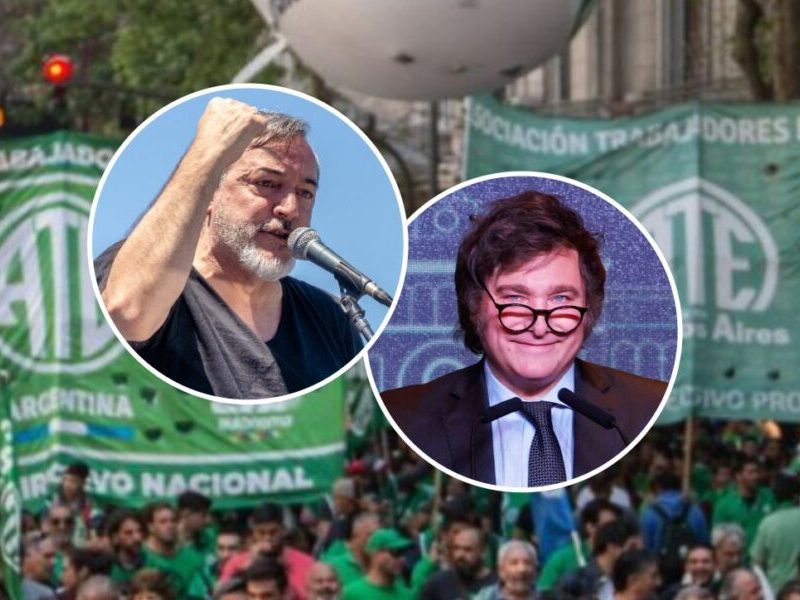 Milei y el gremio estatal amenazan con «llevarse puesto» uno al&nbsp;otro