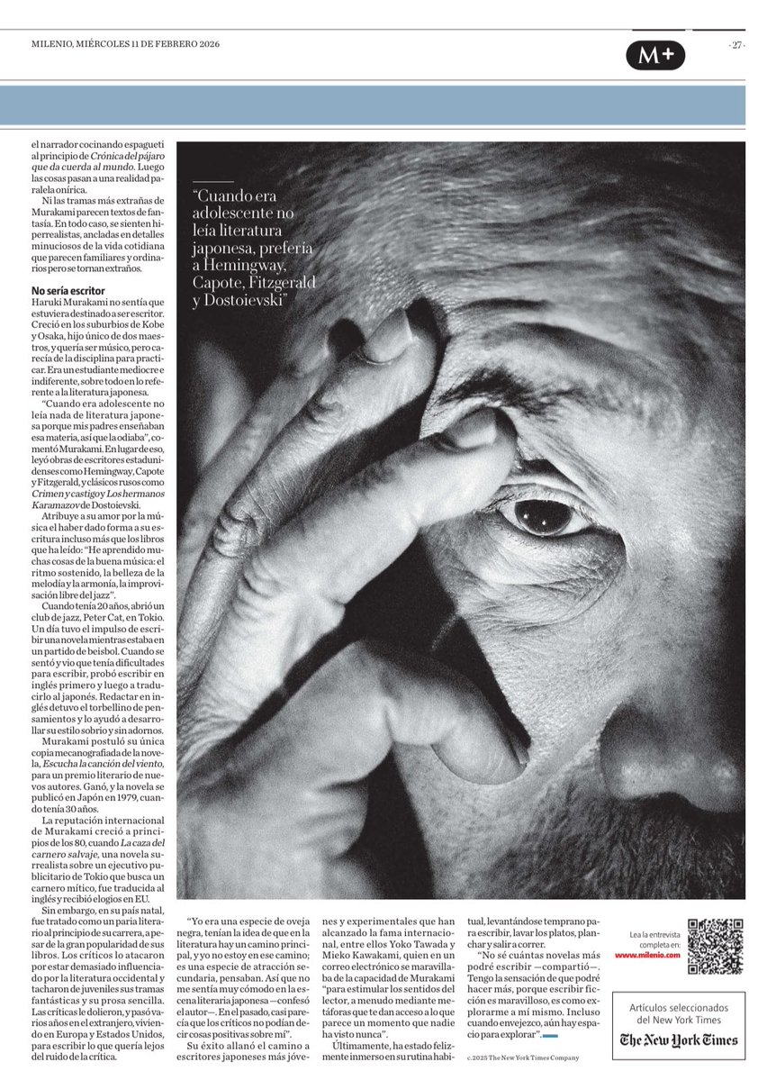 Murakami se convertirá en&nbsp;«ella»