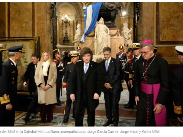 Al llamar al acuerdo y el consenso ante Milei, García Cuerva clamó: «Basta de arengar la división y&nbsp;polarización»