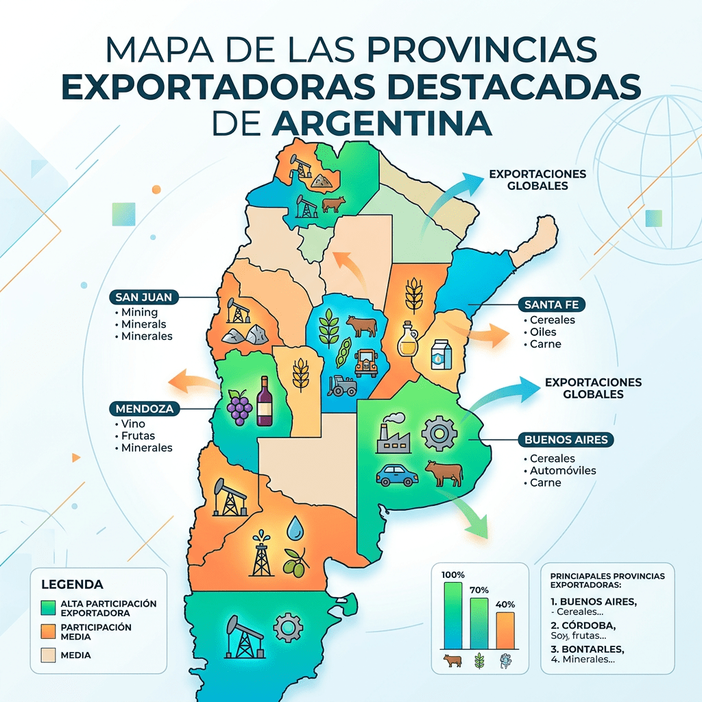 La reconfiguración del mapa exportador de la&nbsp;Argentina
