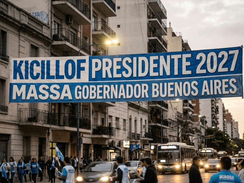 Kicillof a la Presidencia en 2027; Massa, a la gobernación&nbsp;bonaerense