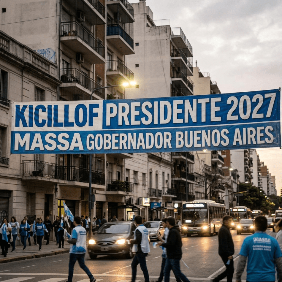 Kicillof a la Presidencia en 2027; Massa, a la gobernación bonaerense