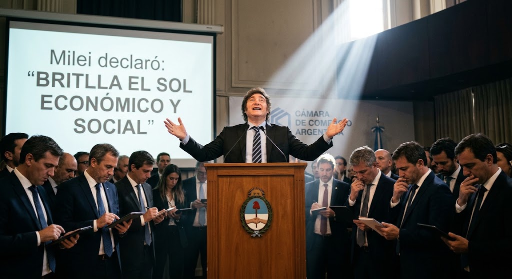 Milei puede decir que brilla el sol, pero los inversores detectan que se viene la&nbsp;noche